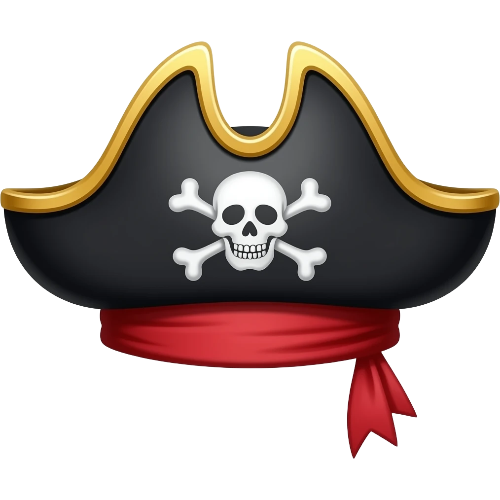 pirate hat emoji