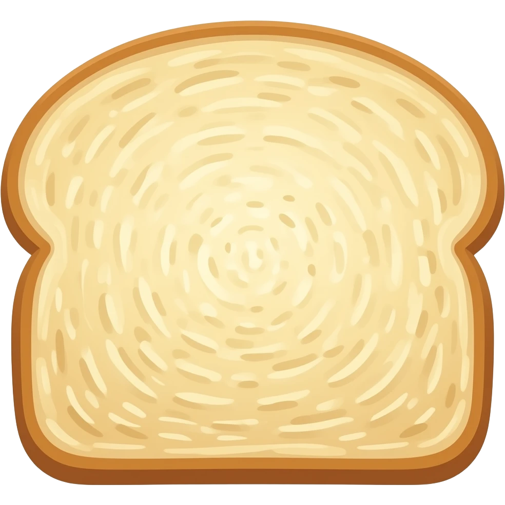 Trozos de pan crujiente emoji