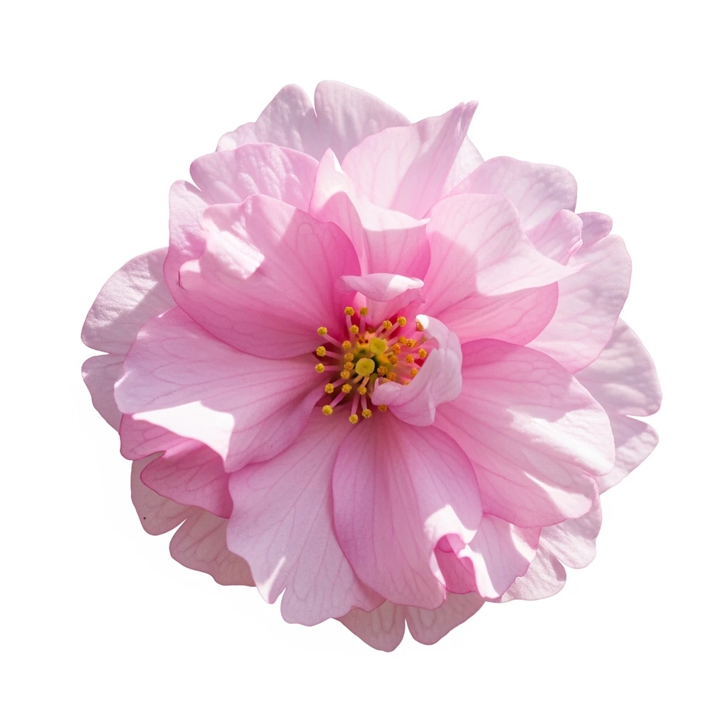 pink sakura cherry flower, remove background emoji