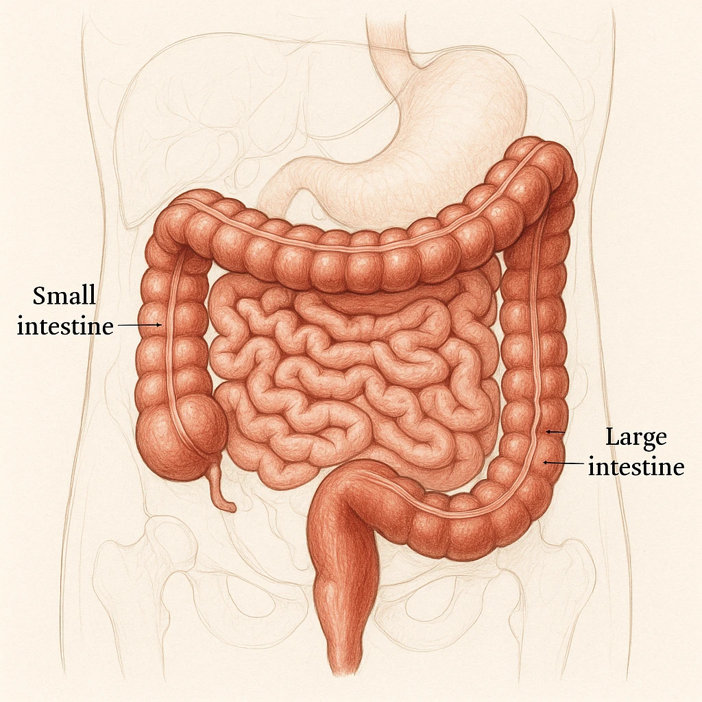 intestino umano anatomico emoji
