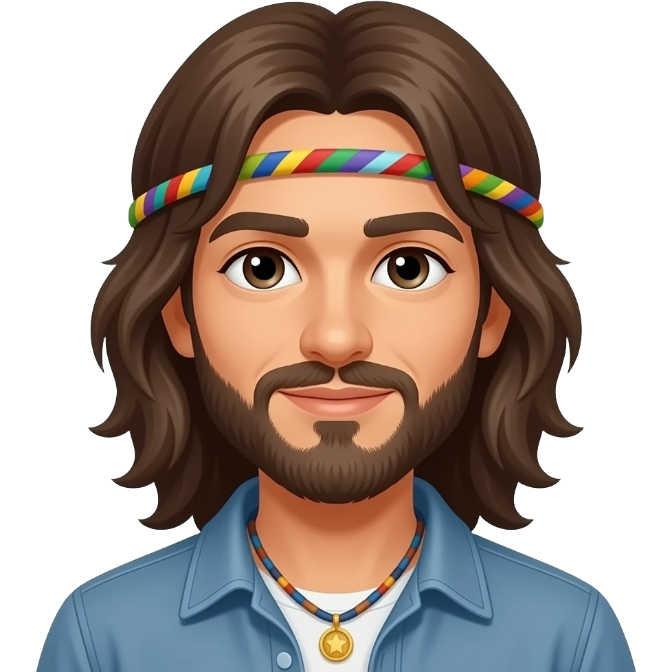 hippie emoji