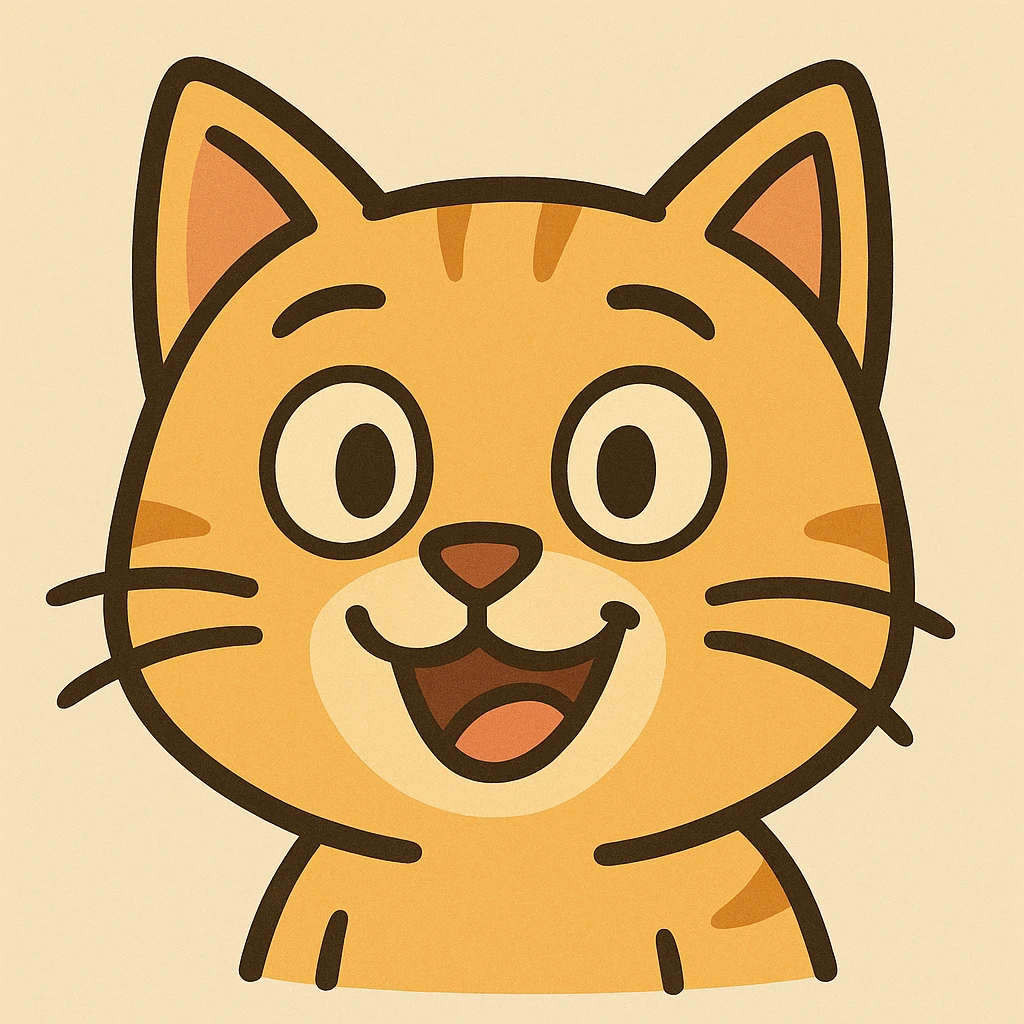 A cute cat emoji emoji