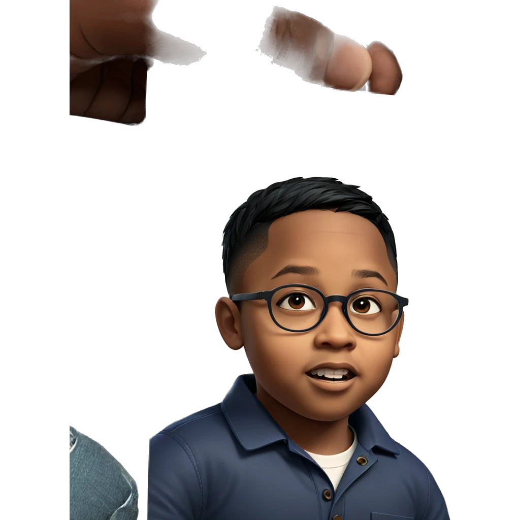 black-haired boy with glasses emoji