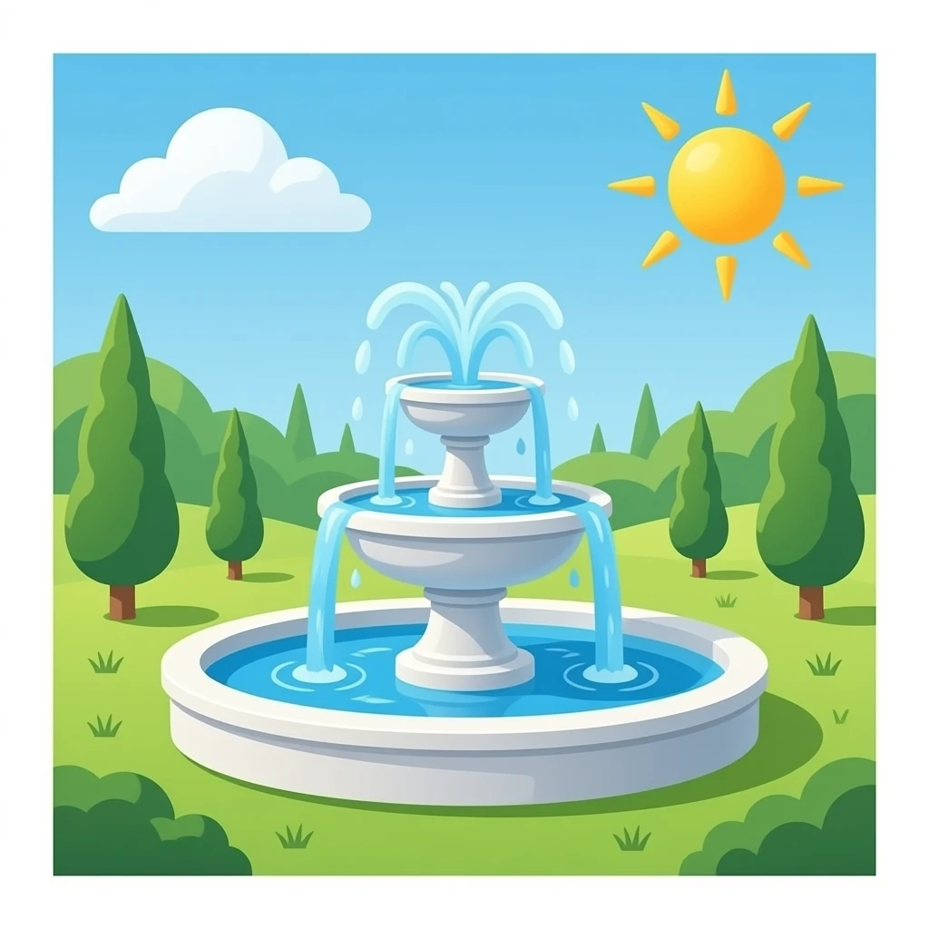 fountain emoji