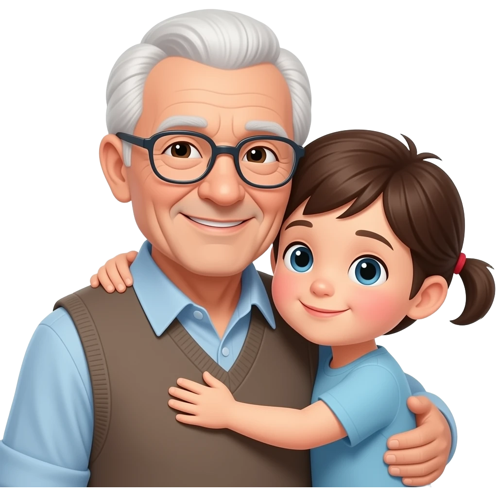 hug grandpa emoji