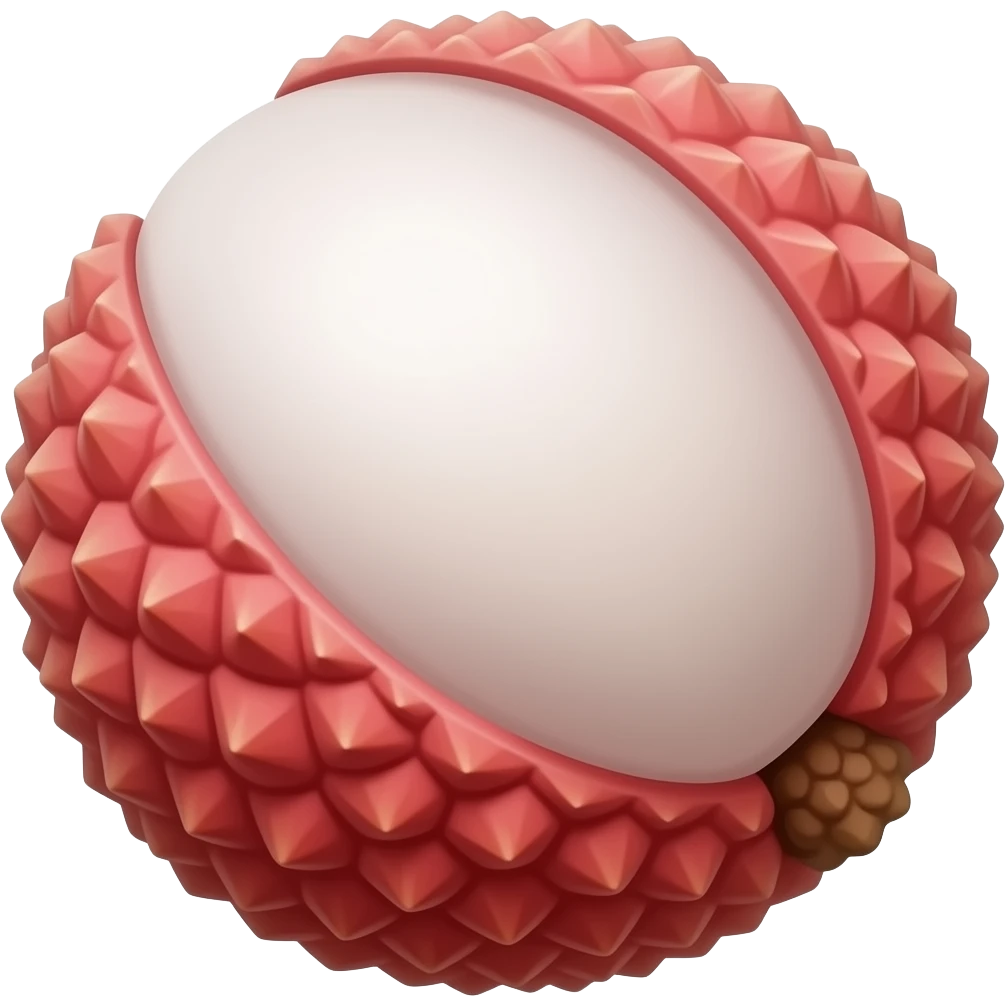 Lychee emoji