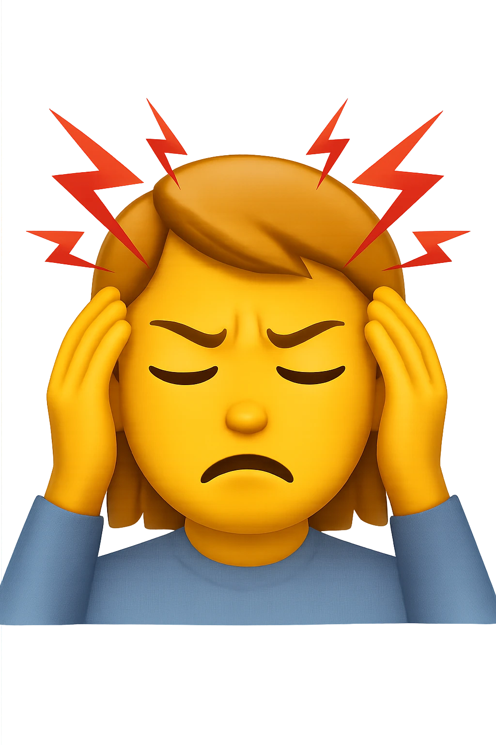 forte mal di testa emoji stile iphone emoji