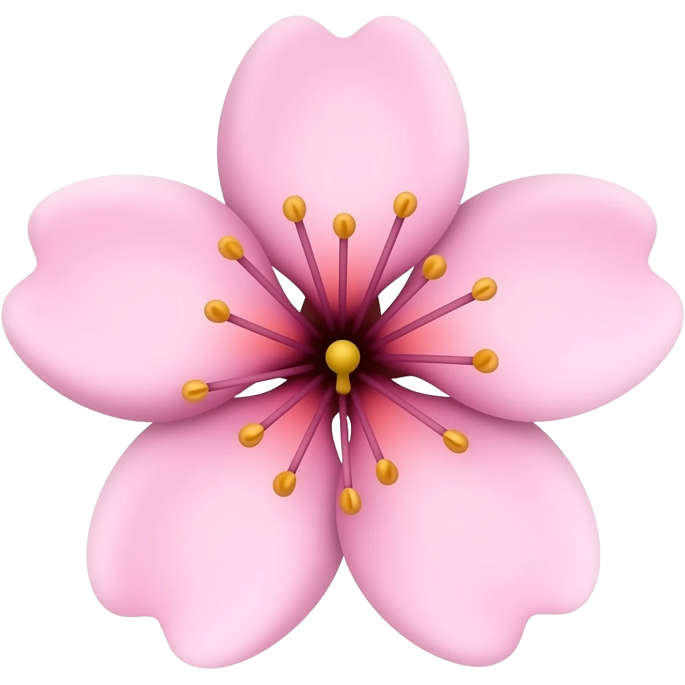 Sakura flower emoji