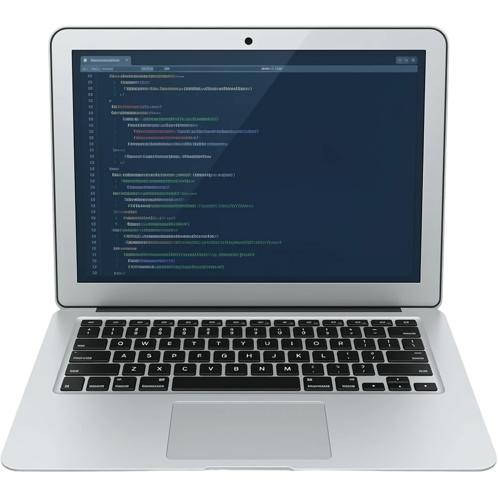 macbook air coding emoji