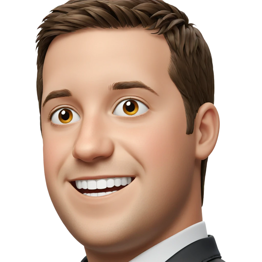 smiling boy portrait on white emoji