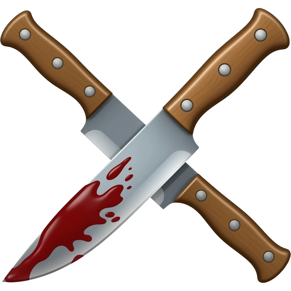 knife with blood emoji
