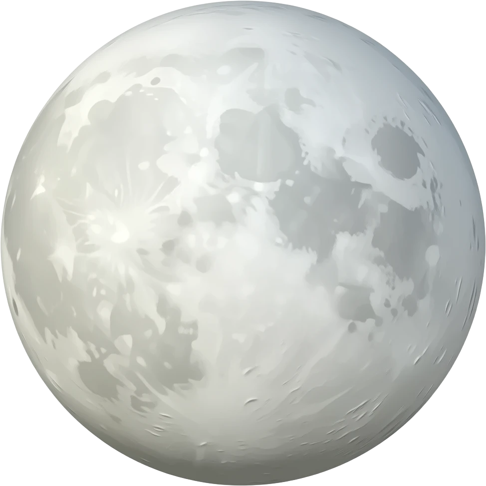 moon 3d icon emoji