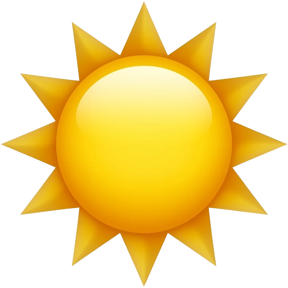 Намалюй мені Пишне солнце emoji