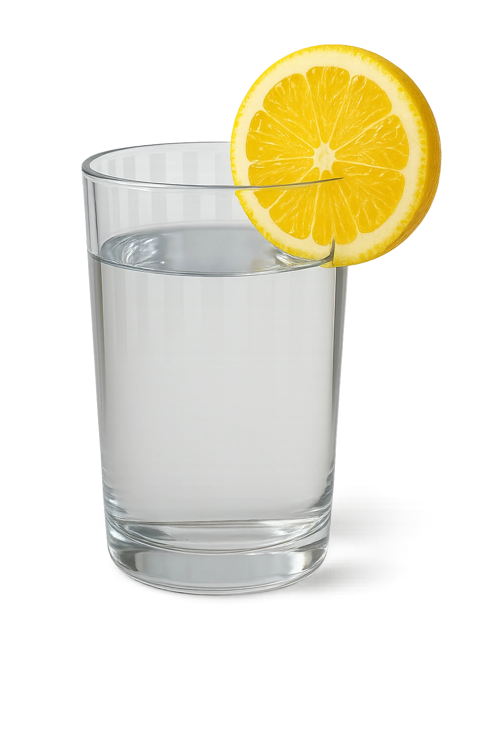 bicchiere di acqua e limone 3d emoji