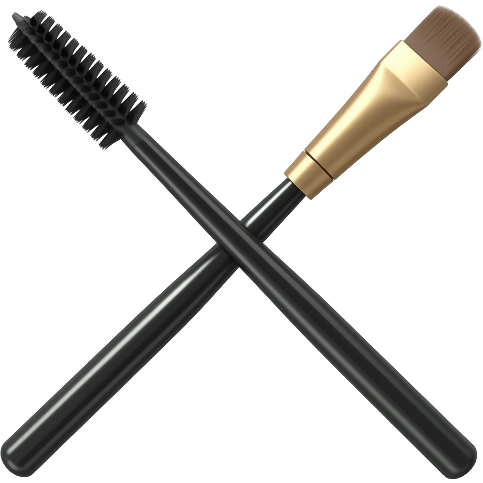 1 cepillo desechable de pestaña emoji