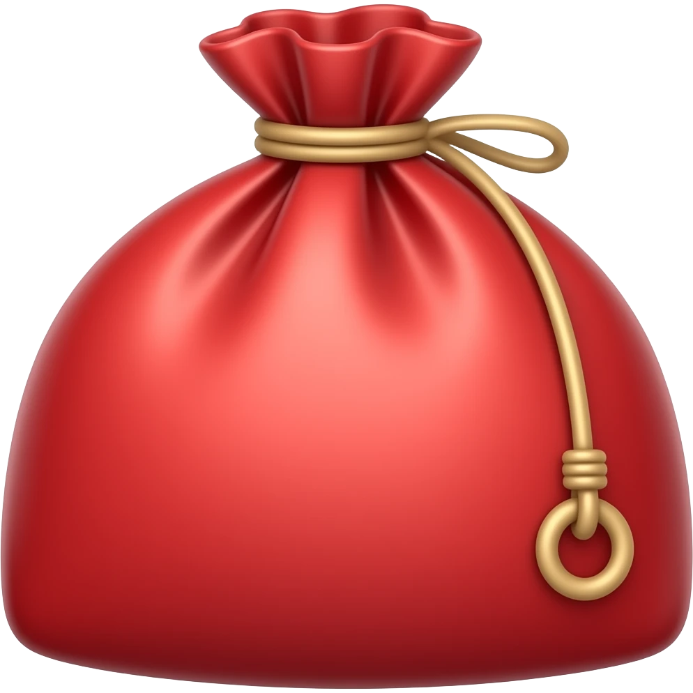 sacola vermelha emoji