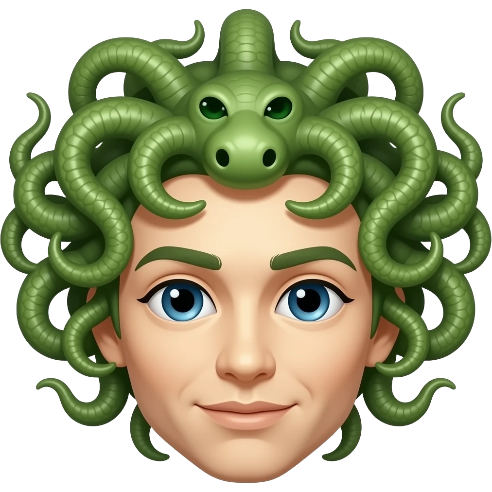 Medusa face emoji