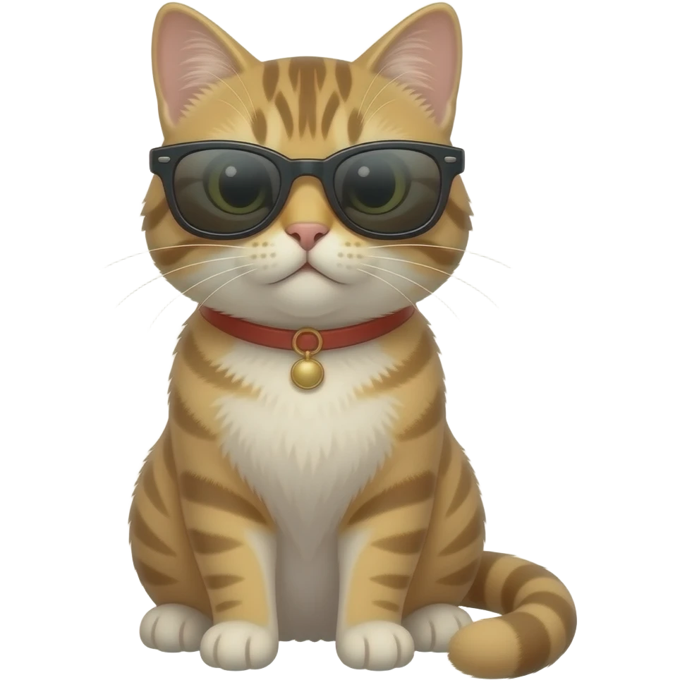 Cat wearing sunglasses emoji