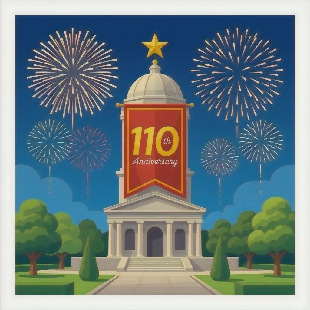 110th Anniversary emoji
