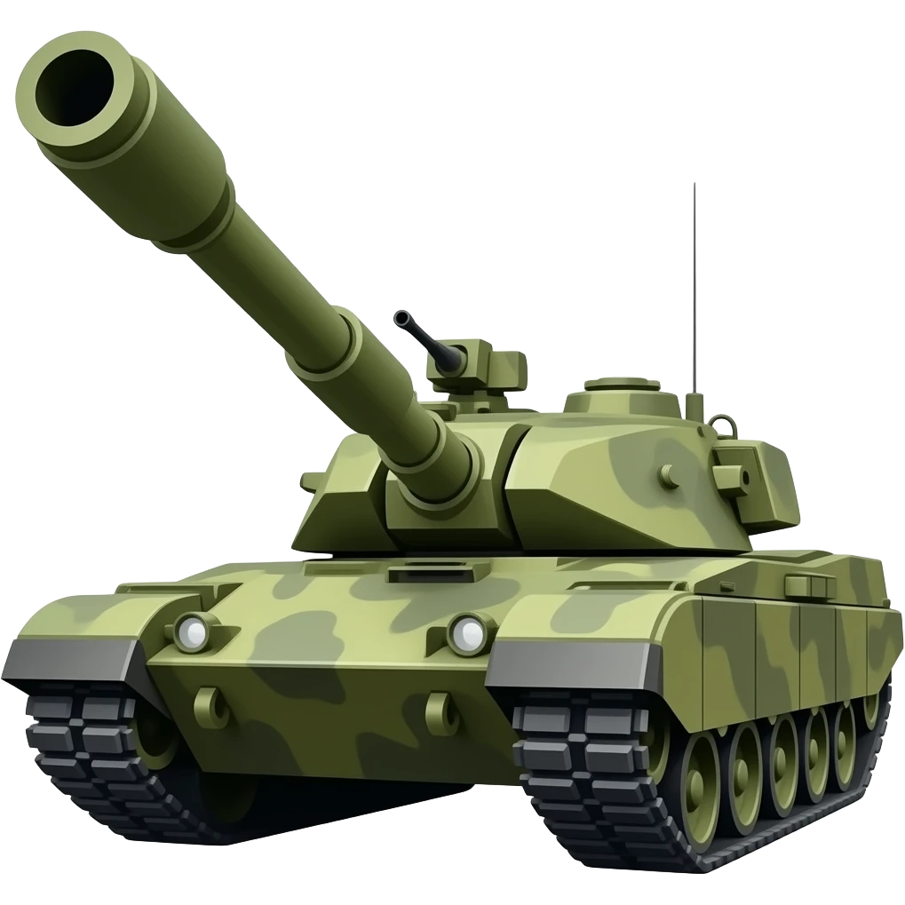 Tank With Big Gun emoji