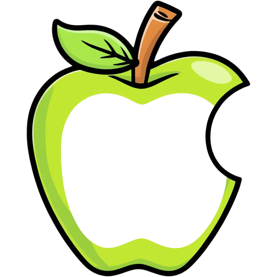 Apple on honey emoji