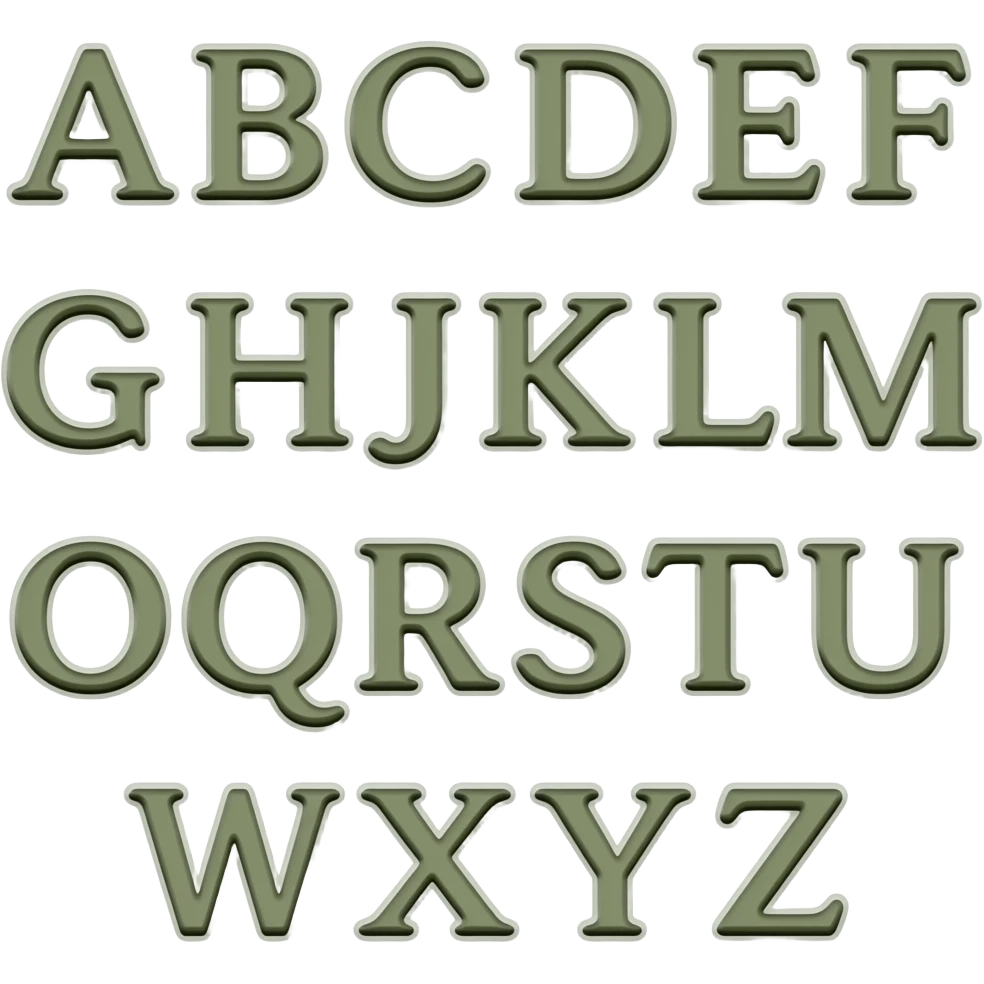 ABCDEFGHIJKLMNOPQRSTUVWXYZ emoji