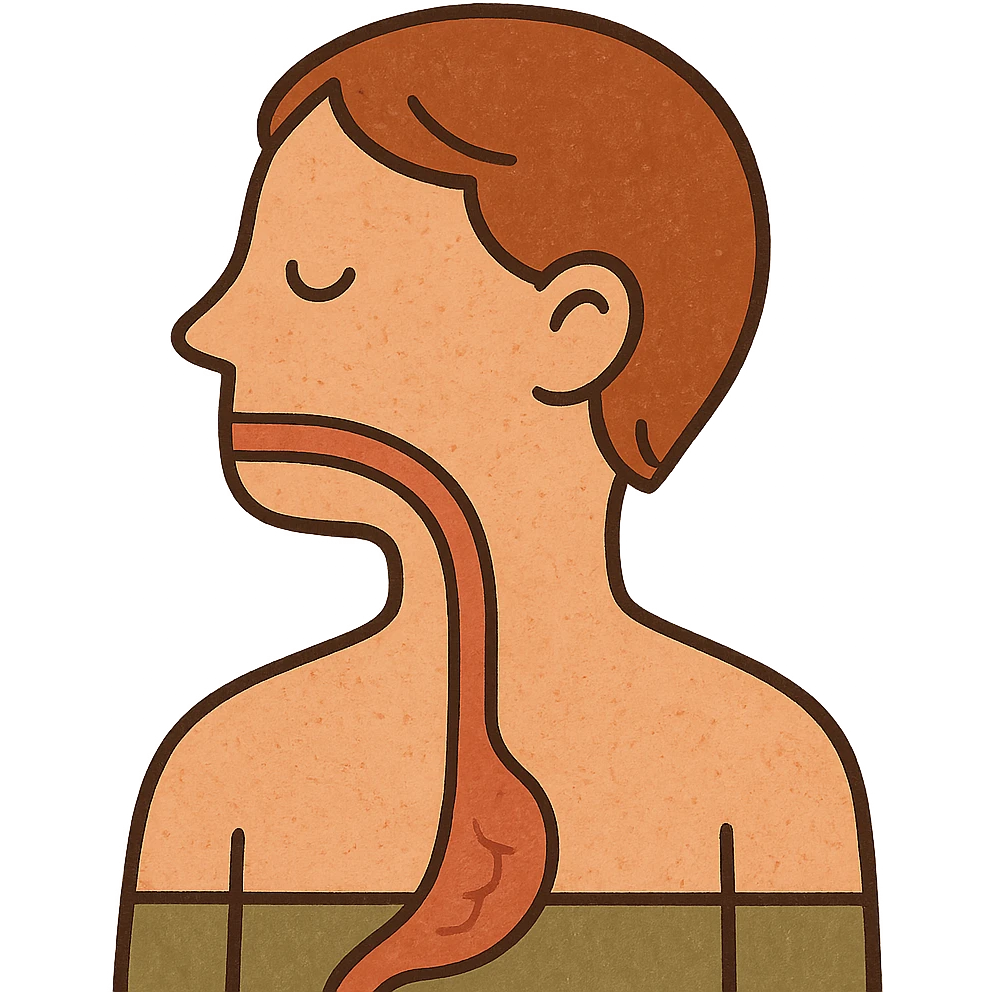 head with esophagus emoji