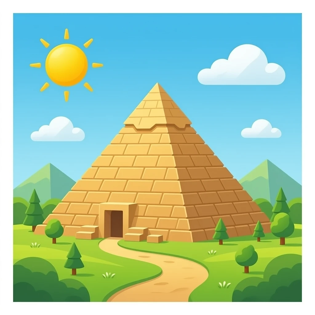 pyramid emoji