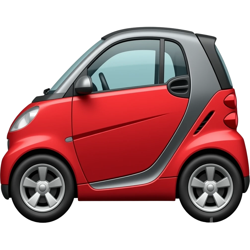 Red Smart car emoji