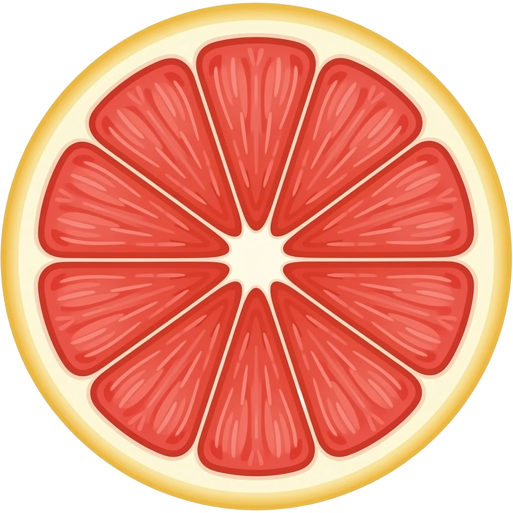 Grapefruit emoji