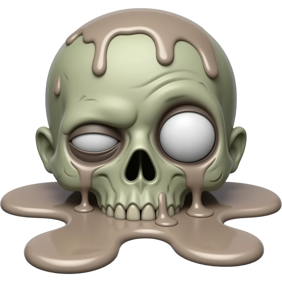 Dripped out zombie emoji