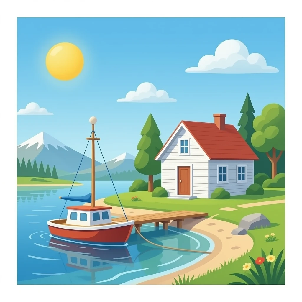 Raft boat house emoji emoji