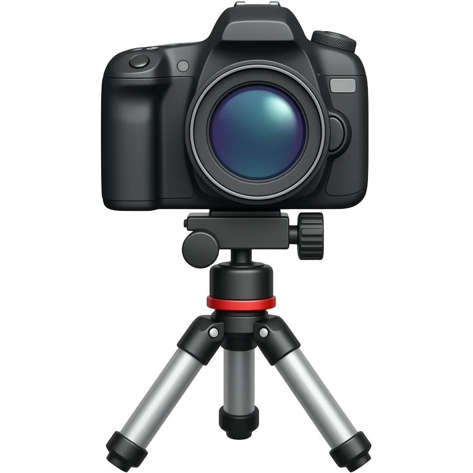 camera with tripod emoji