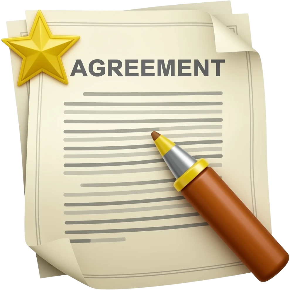 Agreement. emoji