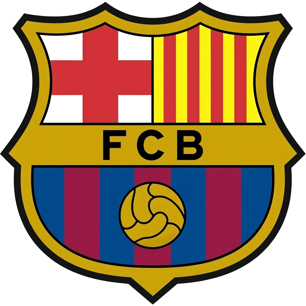 emogi del escudo del fc Barcelona emoji