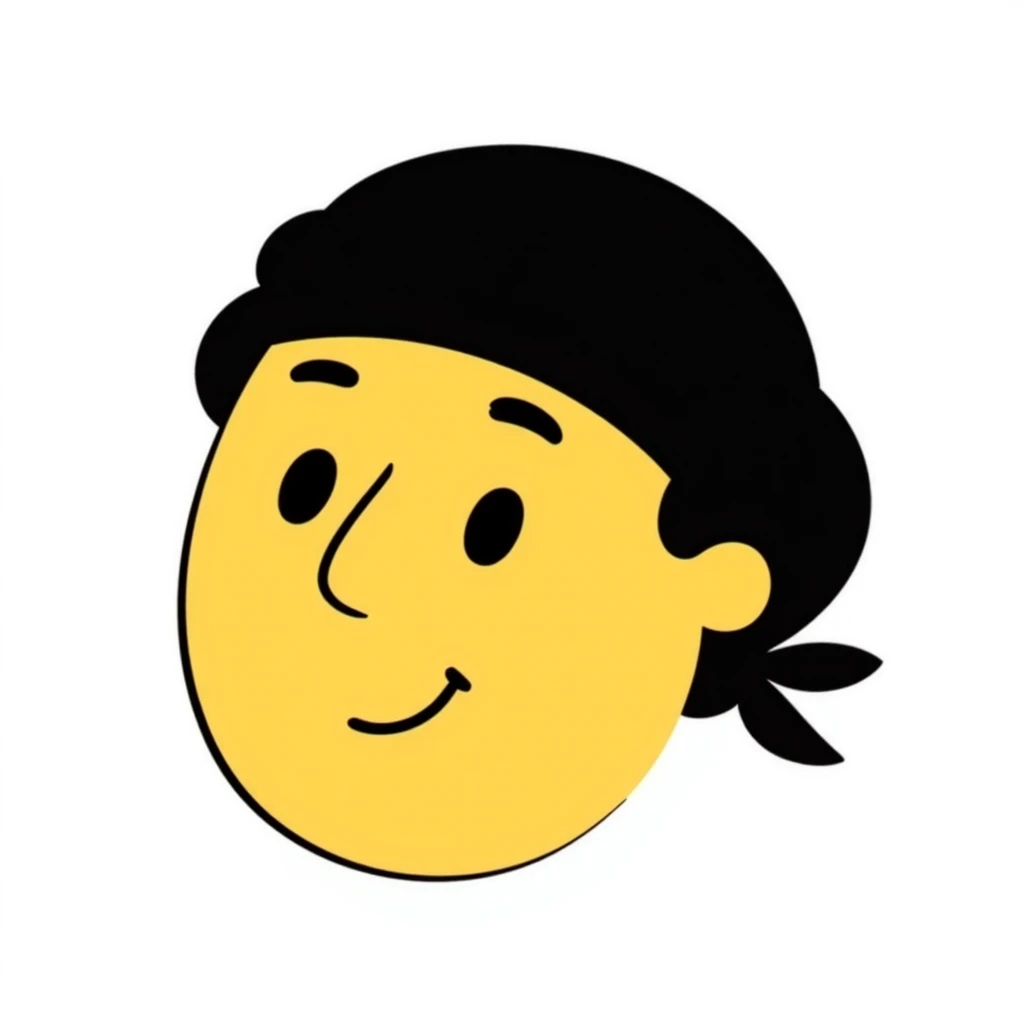 yellow slick emoji face wearing a durag emoji