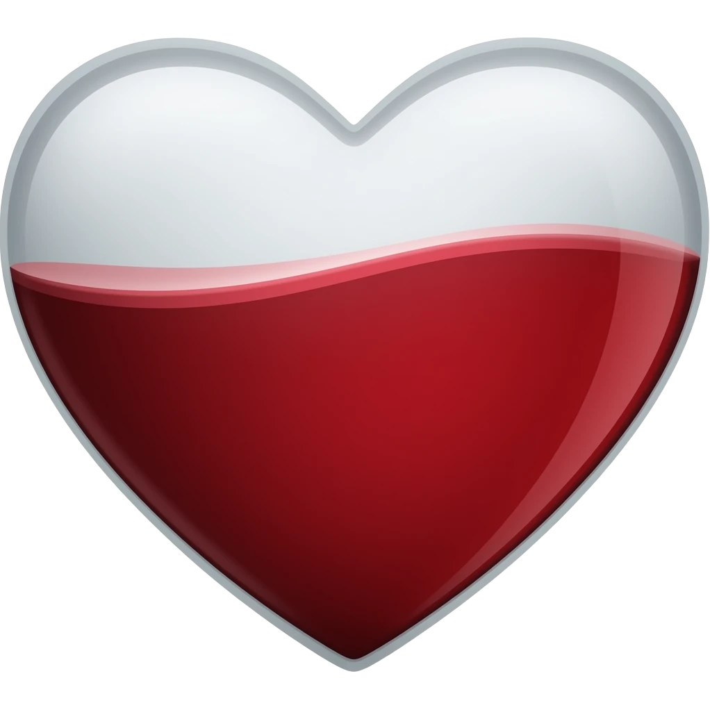 Corazón vino tinto emoji
