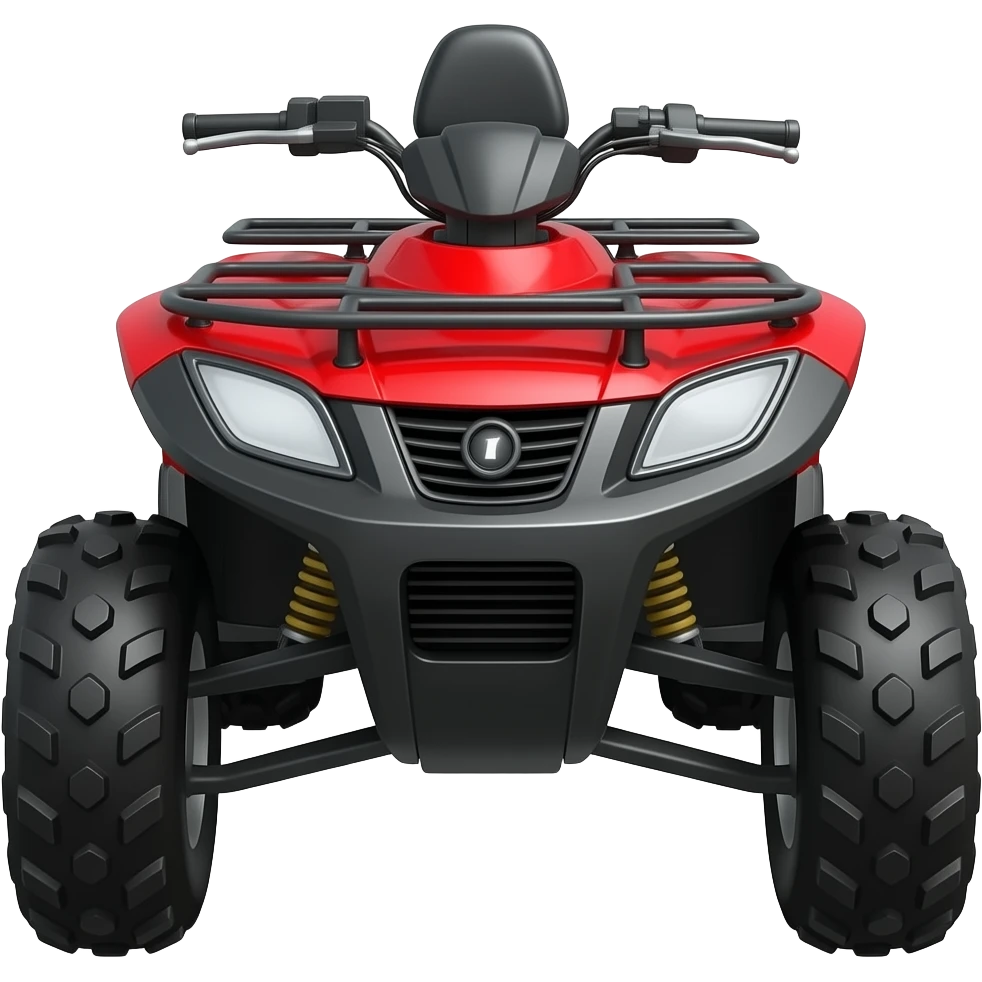 I need to text emoji for red colour quad bike uses in bali adventure emoji