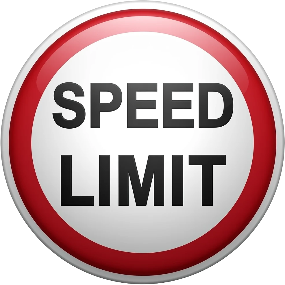 Speed Limit emoji