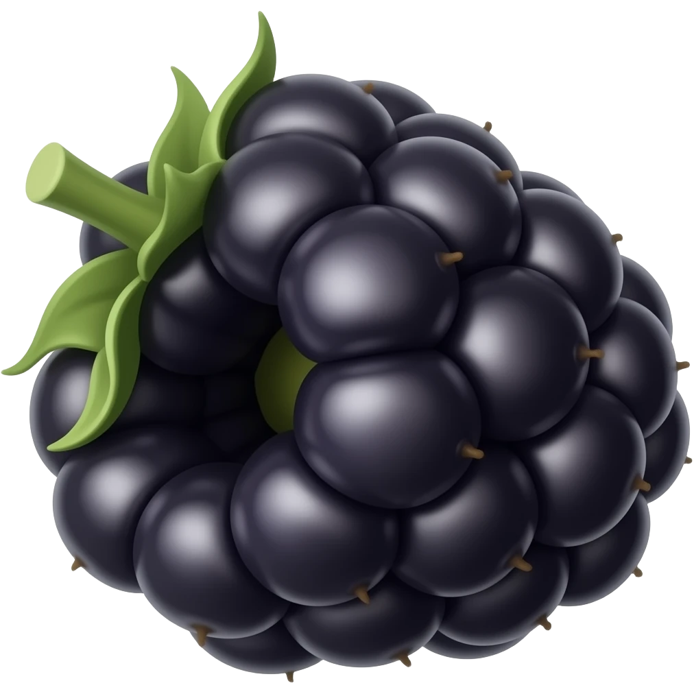 Black berry emoji