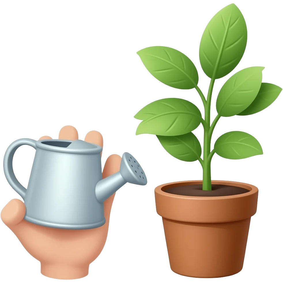 🪴💧浇水 emoji