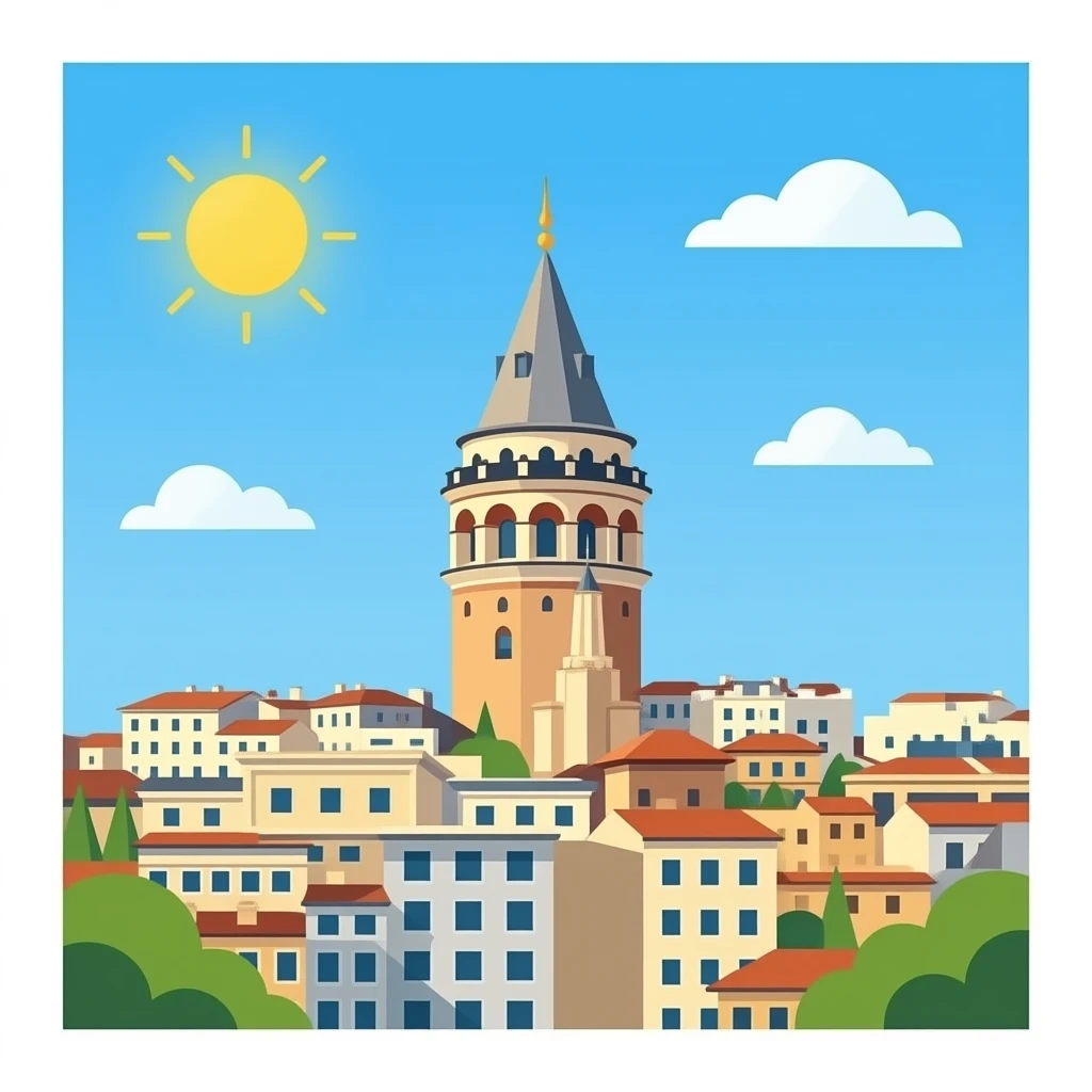 Galata kulesi emoji
