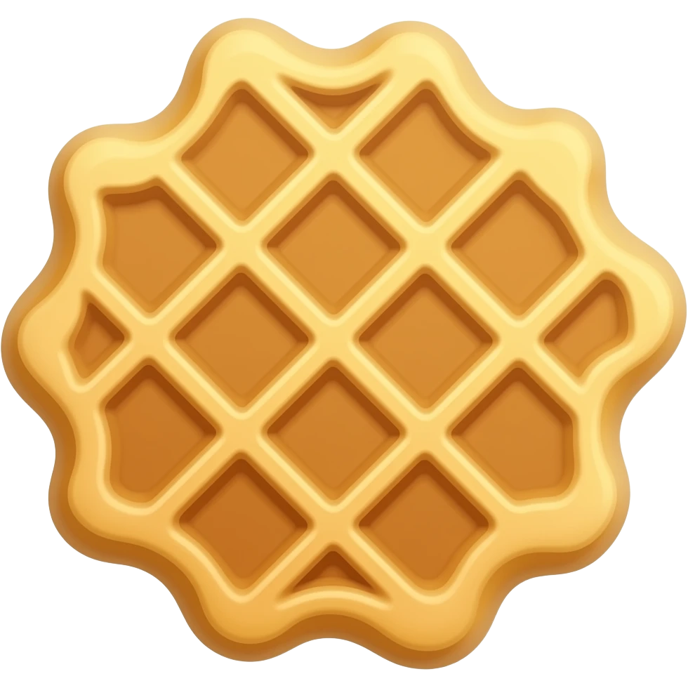 Waffle emoji