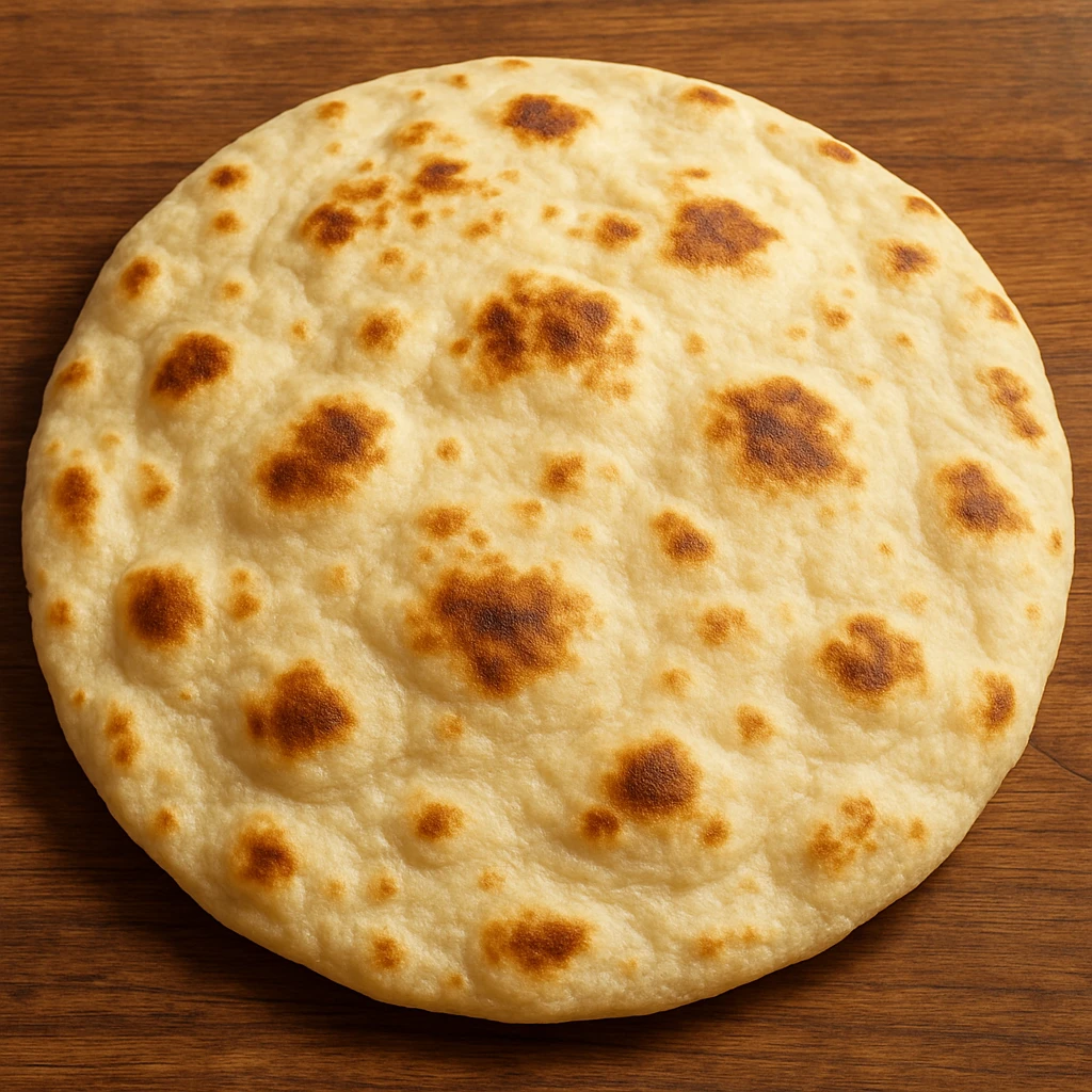 a realistic tortilla, detailed and lifelike emoji
