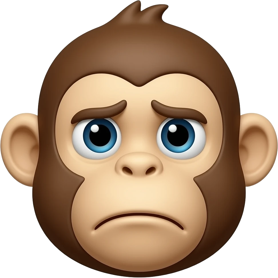 A monkey mindblown, literally. (only the head) emoji