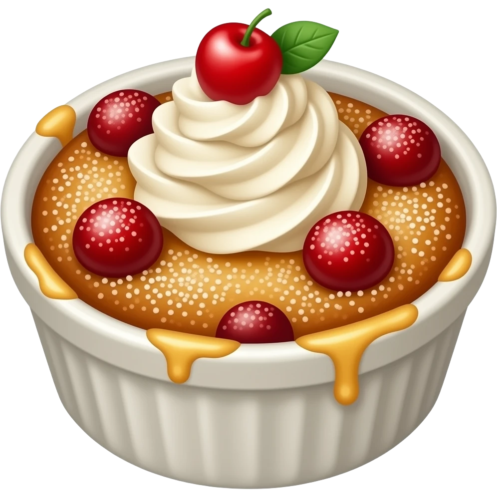 New Orleans bread pudding emoji