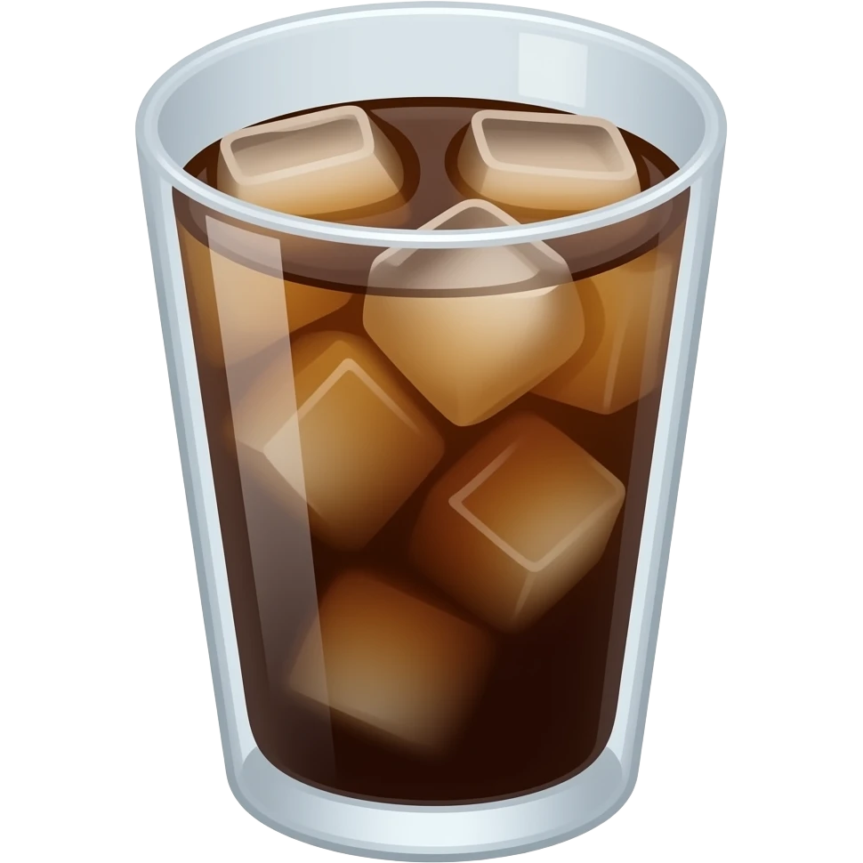 Iced coffee emoji