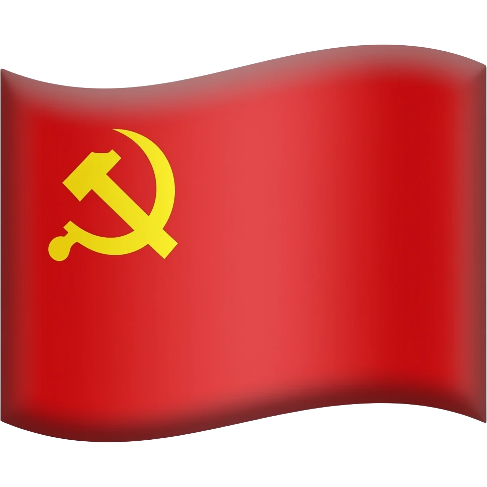 Bandera comunista emoji