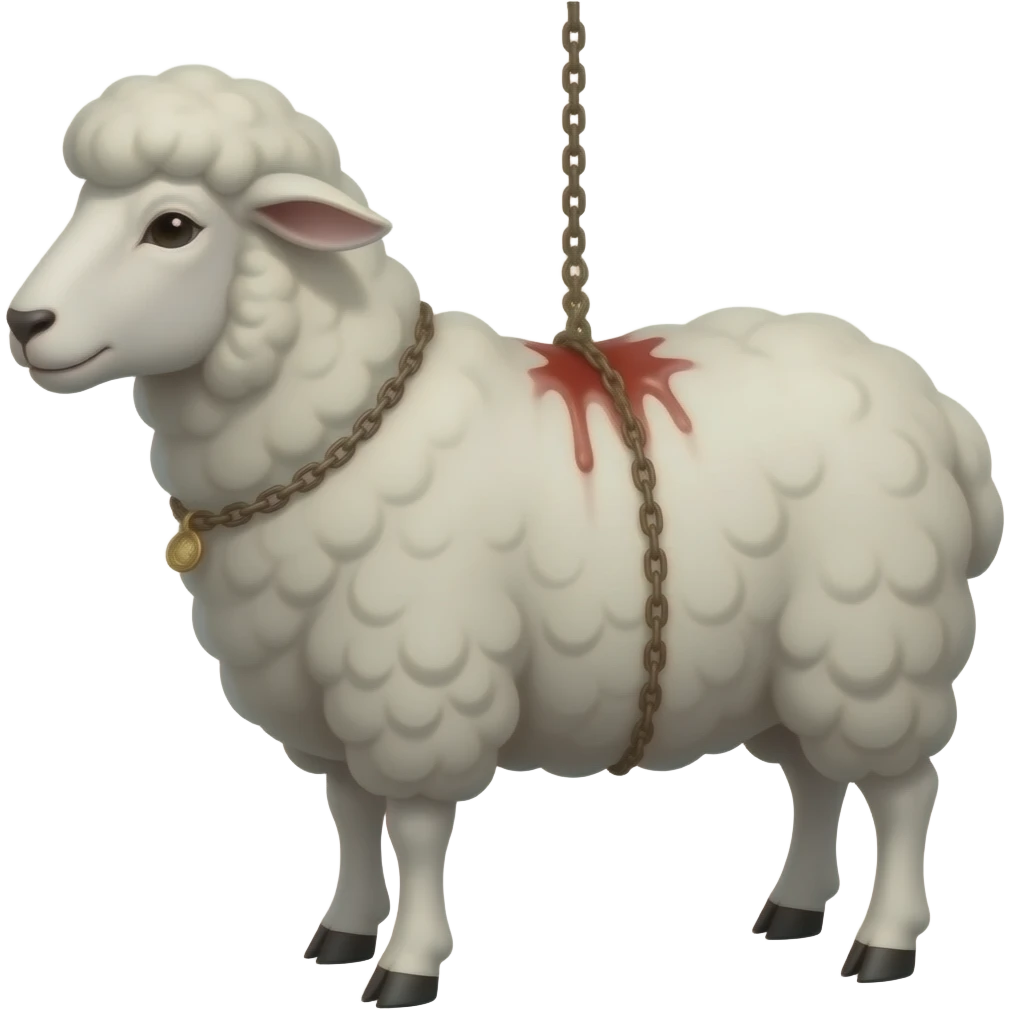 Sheep sacrifice emoji