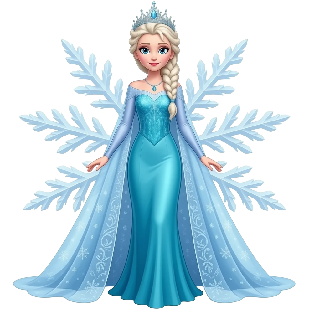 Elsa princess emoji